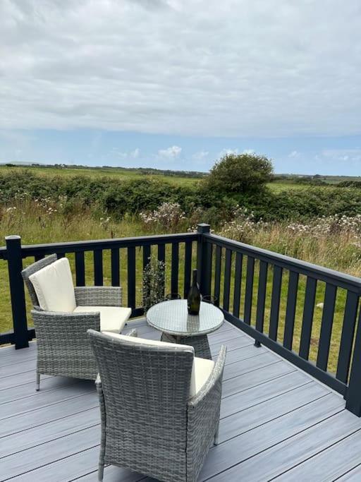 Modern Lodge With Amazing Views New Quay Extérieur photo