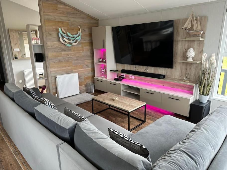 Modern Lodge With Amazing Views New Quay Extérieur photo